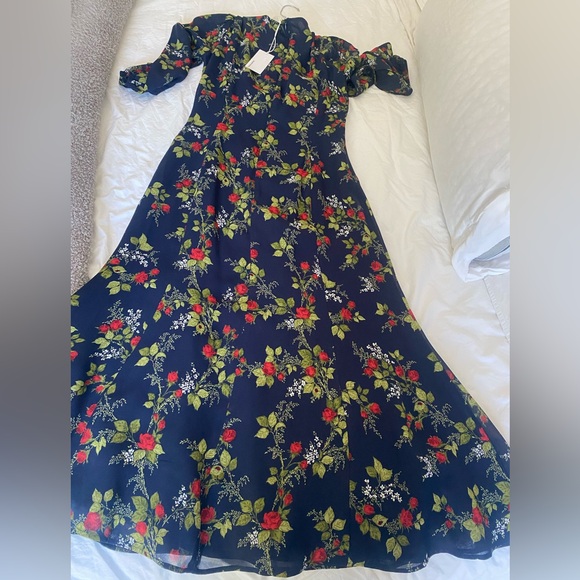 Poulter Dress in Bordeaux NWT - Picture 7 of 8